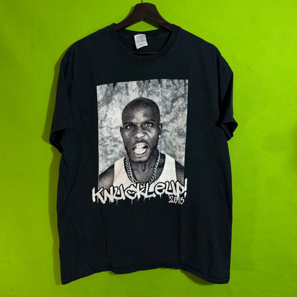 Gildan DMX Knuckleup 2013 Graphic T-Shirt Mens Large Black Hip Hop Rap Tee